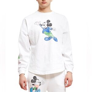 Disney x Opening Ceremony Mickey Mouse Long Sleeve Tee Unisex White Sz Small